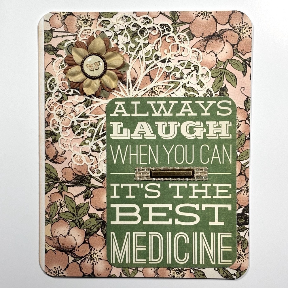 Handmade Encouragement Greeting Card
